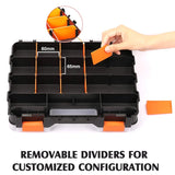 Impact Resistant Storage Box with Dividers
