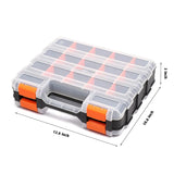Impact Resistant Storage Box with Dividers