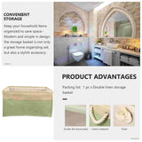 Foldable Blanket Storage Basket Bins Collapsible Wardrobe