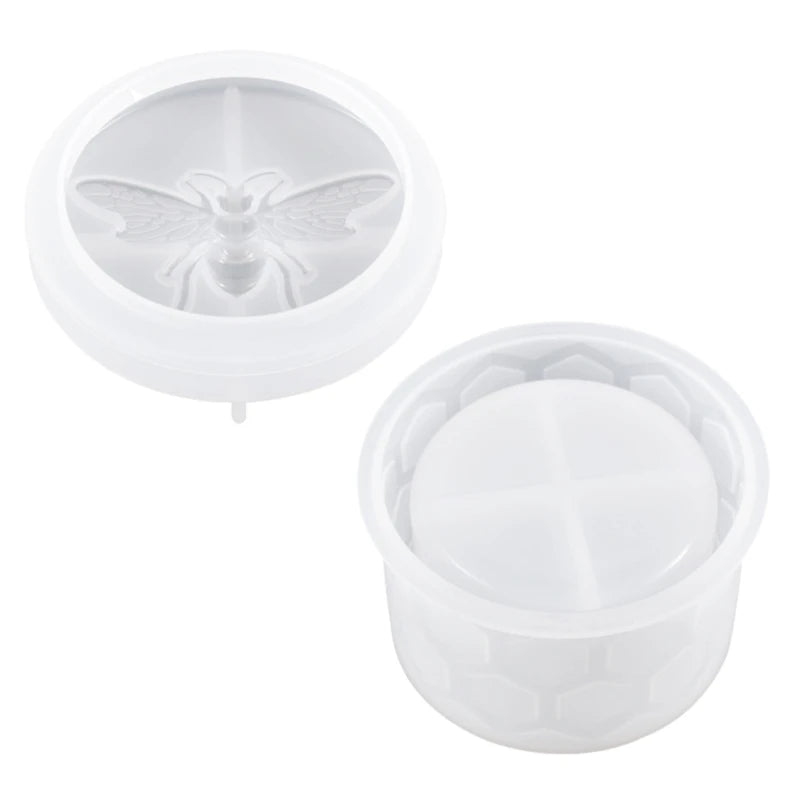 Honeybee Jewelry Box Resin Mold - DIY Home Decor