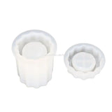 Resin Storage Box Mold with Lids - Crystal Resin Jar Mould Jewelry Box