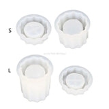 Resin Storage Box Mold with Lids - Crystal Resin Jar Mould Jewelry Box