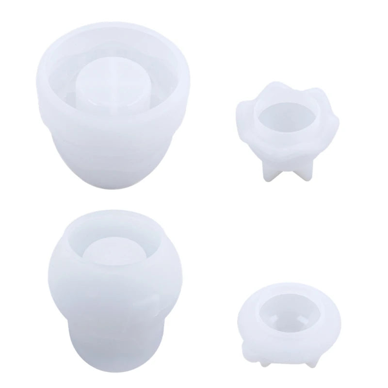 Resin Storage Box Molds, Silicone Jar Mold for Epoxy Casting