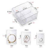Clear PVC Self Sealing Jewelry Storage Bags