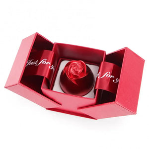 Storage Case Jewelry Ring Box Wedding Rose Holder Necklace Display Gift