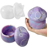 Resin Mold Storage Jar Jewelry Box Silicone Mold for DIY Crafts