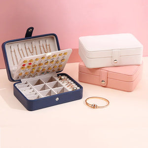 Jewelry Storage Box Ring Earring Necklace Display Organizer