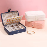 Jewelry Storage Box Ring Earring Necklace Display Organizer