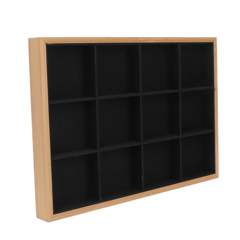 Storage Jewelry Tray Drawer 12 Grid Strong Jewelry Tray for Necklaces