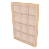 Storage Jewelry Tray Drawer 12 Grid Strong Jewelry Tray for Necklaces