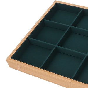 Storage Jewelry Tray Drawer 12 Grid Strong Jewelry Tray for Necklaces