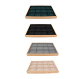 Storage Jewelry Tray Drawer 12 Grid Strong Jewelry Tray for Necklaces