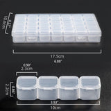 Storage Organizer Container for Craft Beads Makeup Rings Earrings