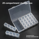 Storage Organizer Container for Craft Beads Makeup Rings Earrings