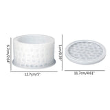 Diamond Pattern Silicone Resin Mold with Lid for Jewelry Casting
