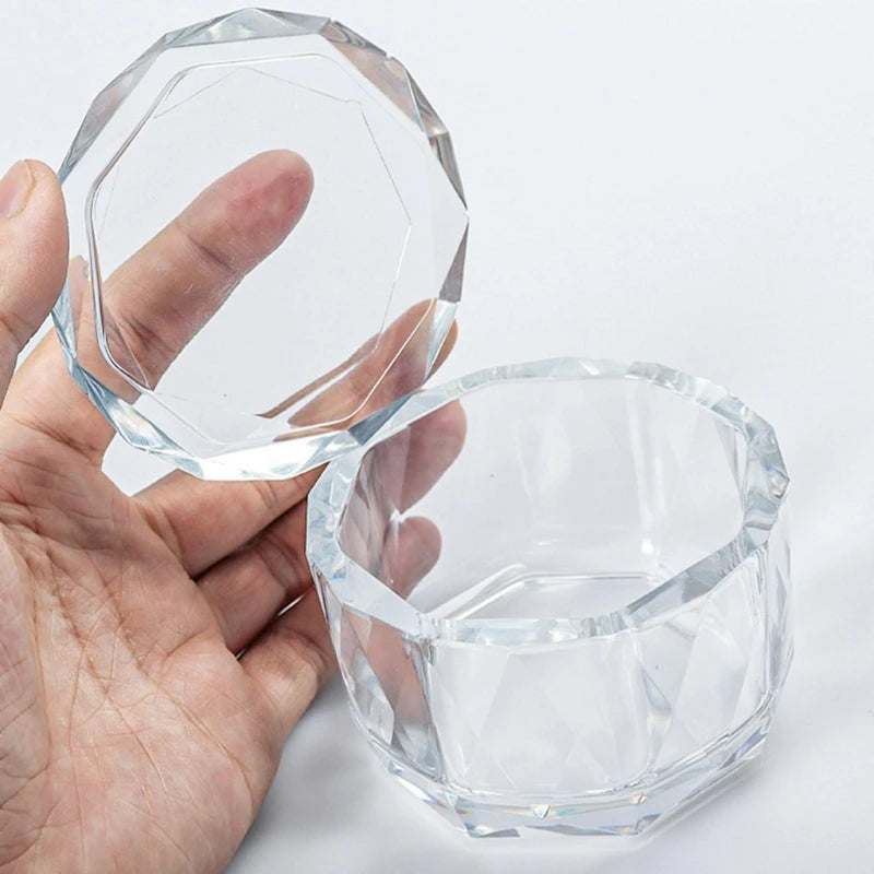 Round Silicone Resin Mold with Lids for Jewelry Storage