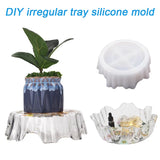 Storage Stand Mold Silicone Resin Crafts Jewelry Plate Home Decor DIY