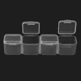 DIY Removable Clear Plastic Organizer Nail Art Rhinestone Jewelry Storage