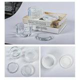 Clear Round Silicone Mold for Storage Trinket Container with Lids