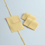 Yellow Microfiber Jewelry Ring Earrings Envelope Bag