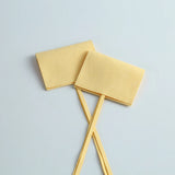 Yellow Microfiber Jewelry Ring Earrings Envelope Bag
