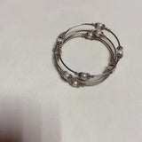 Fresh Water Pearl Wired Bangle Bracelet