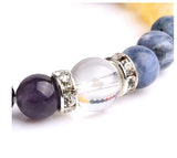 Colorful Round Beads Chakra Bracelet Jewelry Supplies DIY Accessaries Gift