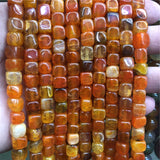 Rainbow Onyx Rectangle Slab Loose Beads Mixtz Natural Crack Agate Pendants