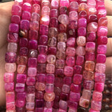 Rainbow Onyx Rectangle Slab Loose Beads Mixtz Natural Crack Agate Pendants