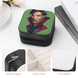 Superhero Jewelry Storage Box PU Leather Travel Case