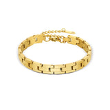 Women's Titanium Plated 18K Strap Bracelet