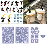 Straw Resin Mold Pole Dancer Epoxy Casting Mould for Crafts