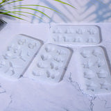 Straw Topper Crystal Epoxy Resin Mold Butterfly Heart Shape