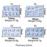 Straw Topper Crystal Epoxy Resin Mold Butterfly Heart Shape