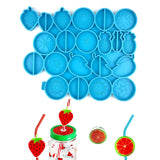 Fruit Shaped Straw Topper Resin Casting Molds for Decorations