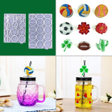 Straw Topper Resin Silicone Molds Crystal Epoxy Resin Casting Mold DIY Craft