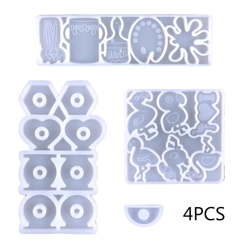 Silicone Mold for Straw Topper Epoxy Resin DIY Crafts