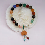 Strawberry Crystal Agate Lucky Bracelet Women Jewelry