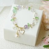 Strawberry Crystal Shell Bracelet Women Jewelry