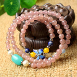 Strawberry Natural Crystal Bracelet DIY Jewelry