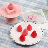 Strawberry Sugar Chocolate Cake Fondant Mold DIY Baking Glue Dripping Mold