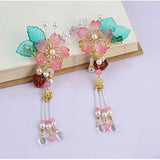 Strawberry Tassel Hairpin Xianqi Girl Hanfu Headdress