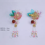 Strawberry Tassel Hairpin Xianqi Girl Hanfu Headdress