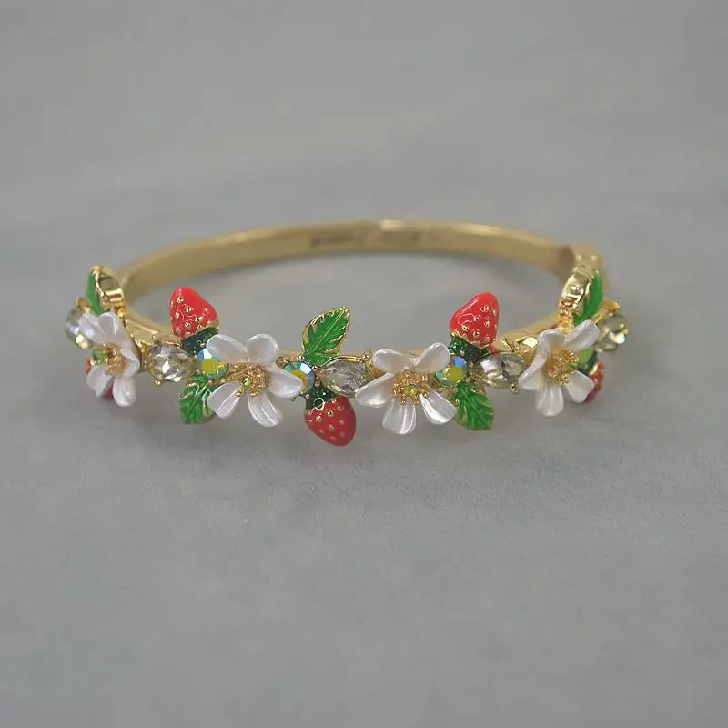Strawberry Charm Bracelet