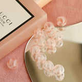 Strawberry Glass Beads DIY Jewelry Accessory Bag