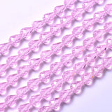 50pcs Crystal Glass Tear Drop Beads for Jewelry Making