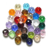 StreBelle AAA 10x8mm Multicolors Crystal Czech Rondelle Beads