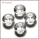 StreBelle AAA 10x8mm Multicolors Crystal Czech Rondelle Beads