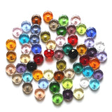 Mix Colors Column Austria Crystal Beads Faceted Glass Loose Spacer Beads