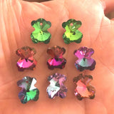 40pcs 14MM Bear Necklace Drop Crystal Glass DIY Pendant Earrings